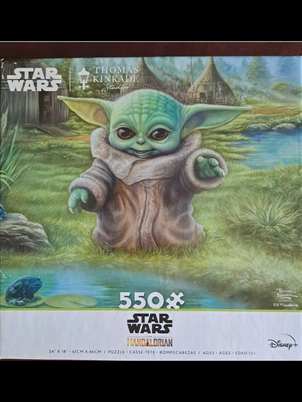 Star Wars Grogu Puzzle in Green and Brown - 550 Pieces